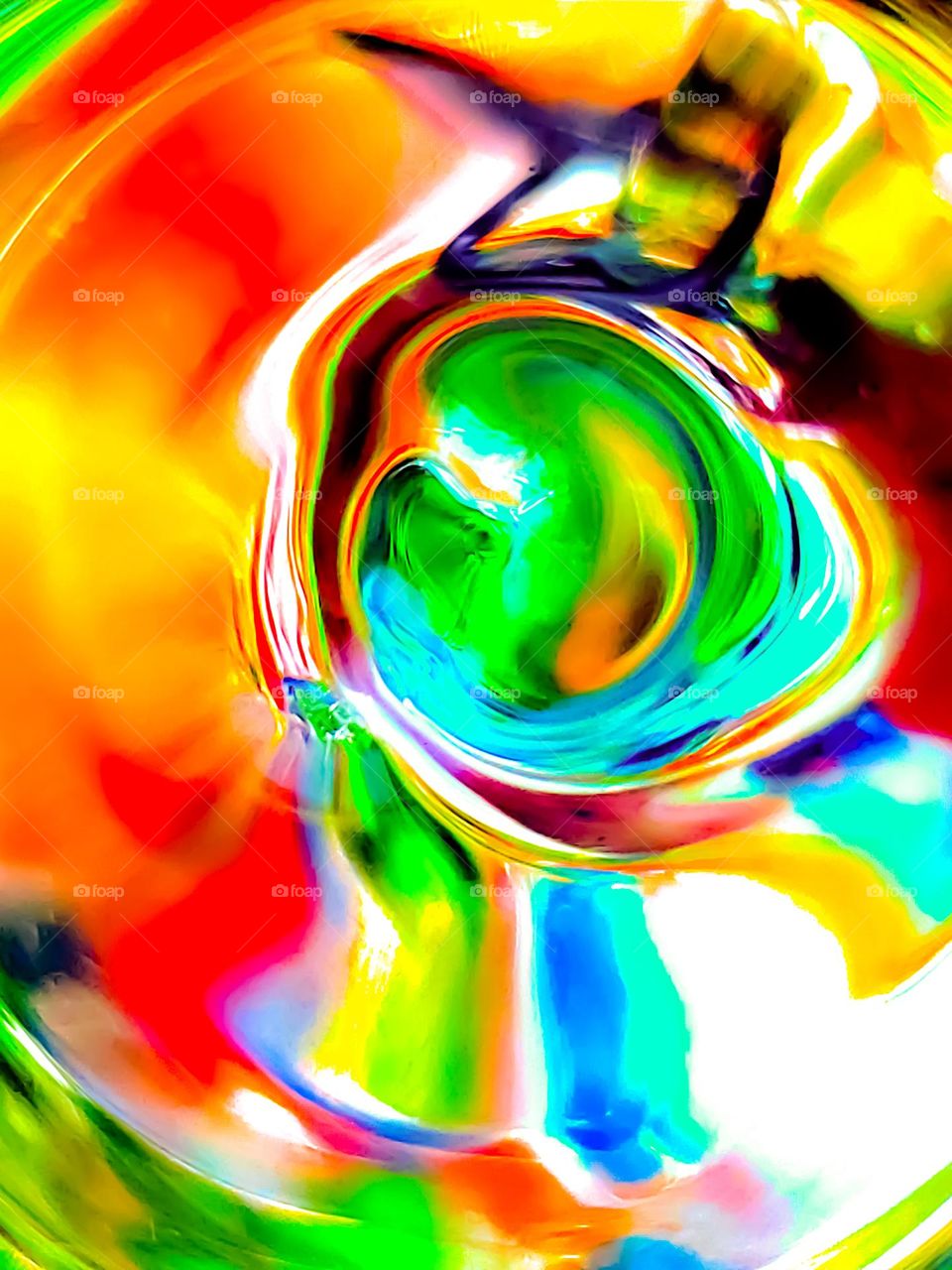 Colorful abstract photo art