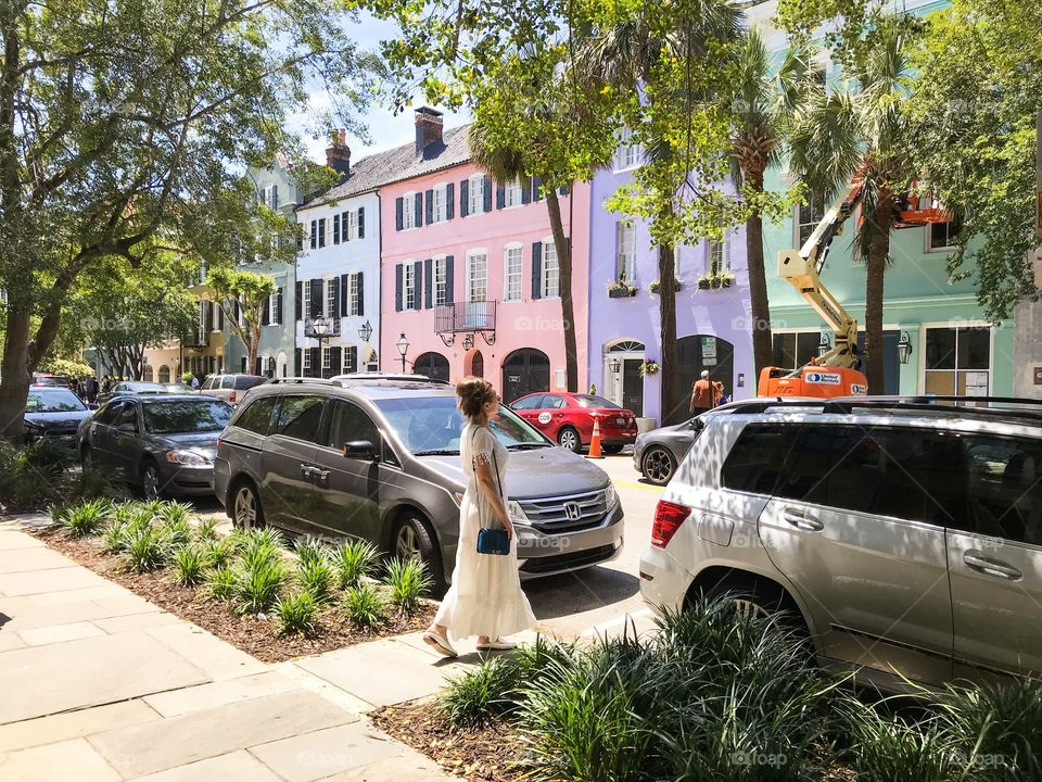 Rainbow Row, Charleston 