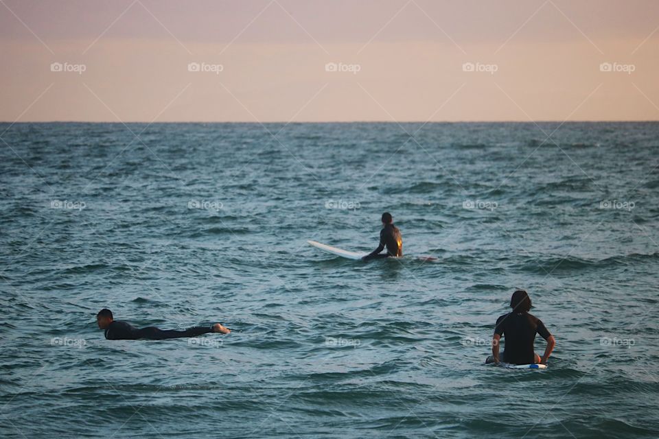 There's more than one way to wait for the next set...at sunset. 