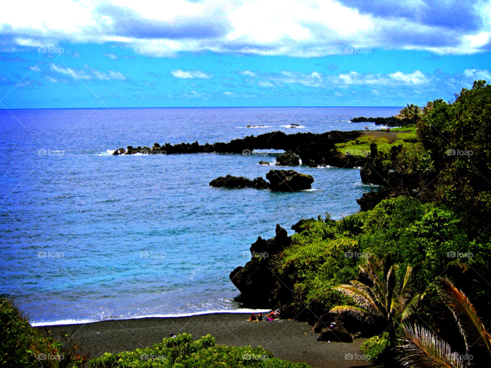 maui beach ocean sky by stevehardley7