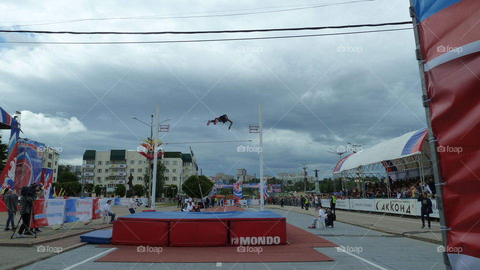 прыжок с шестом