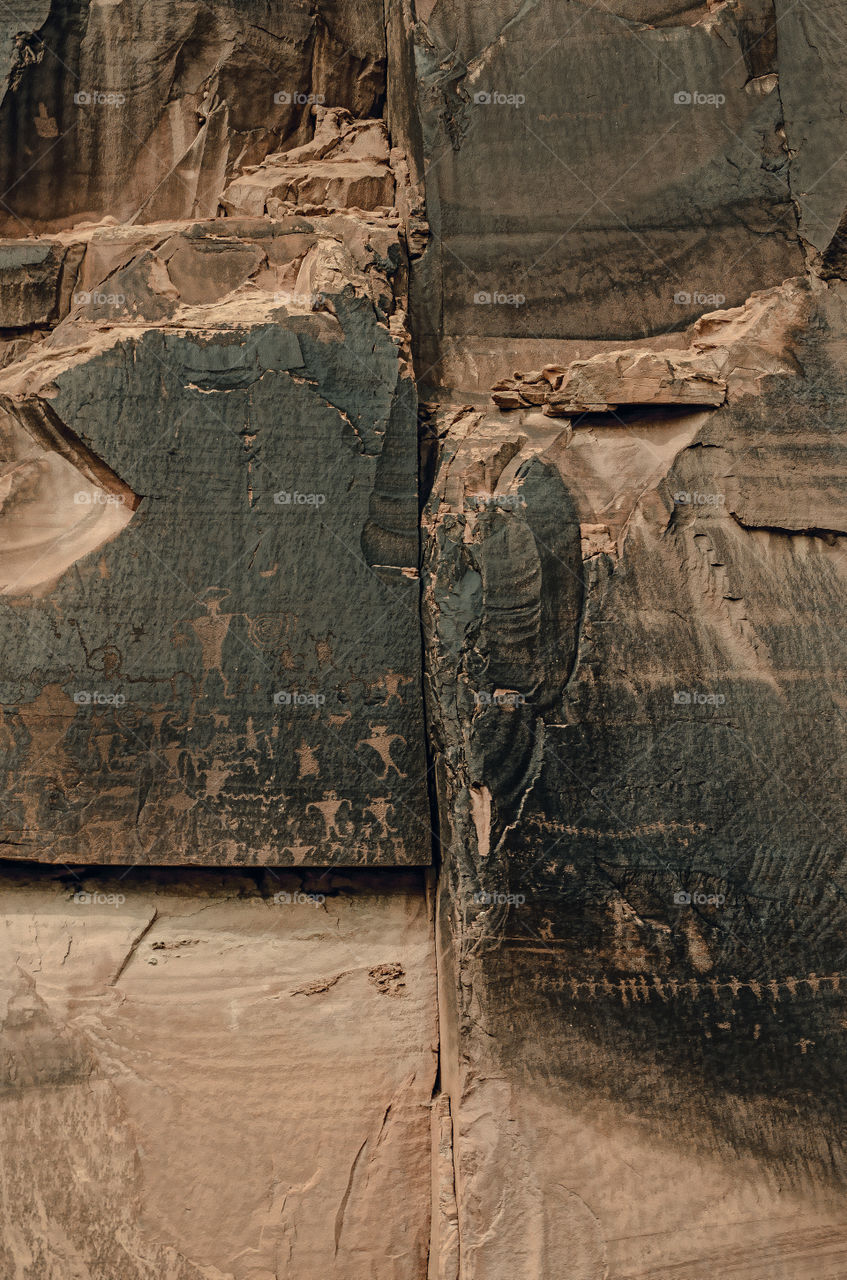 Petroglyphs Near Moab