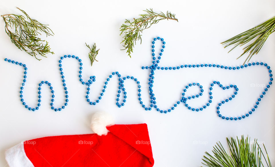 words, winter still life