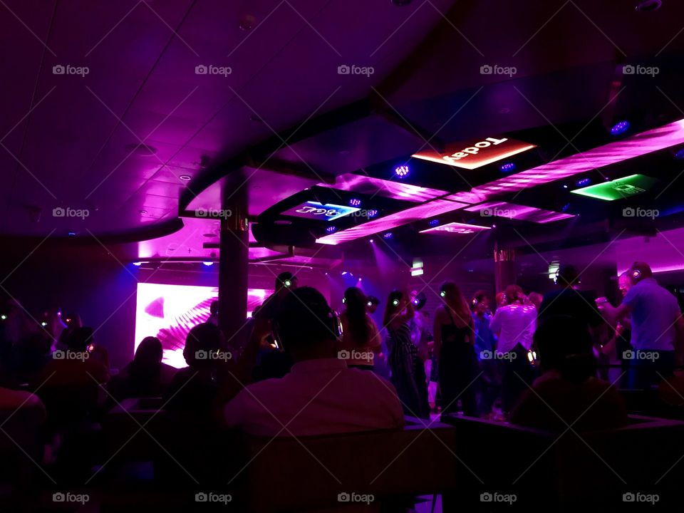 Light night dance disco 