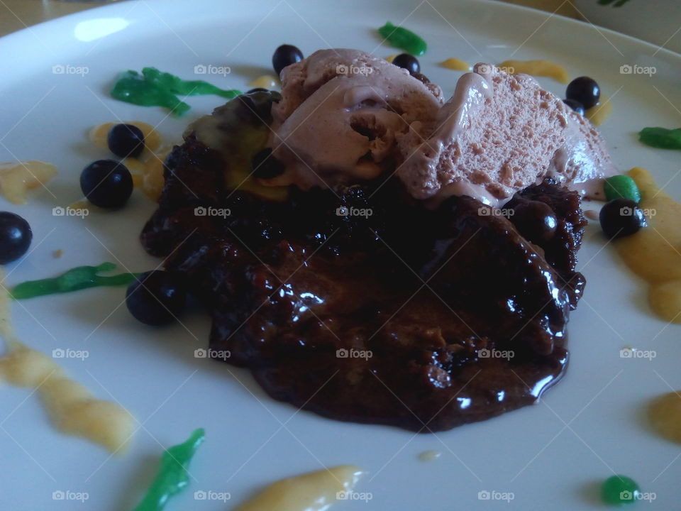 Chocolate Dessert ( don't tell anybody, that it's a lava cake :) )