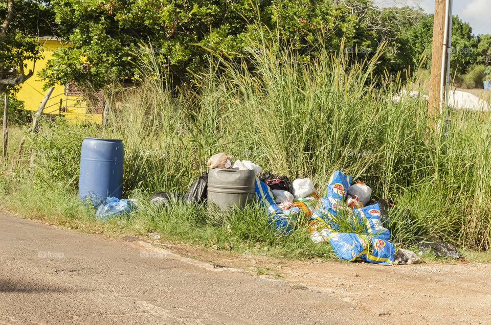 Garbage By The Roadside