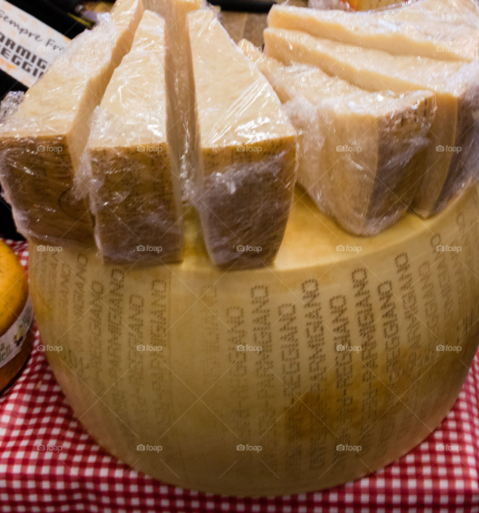 36 month aged Parmiganio-Reggiano at the market. absolutely delicious