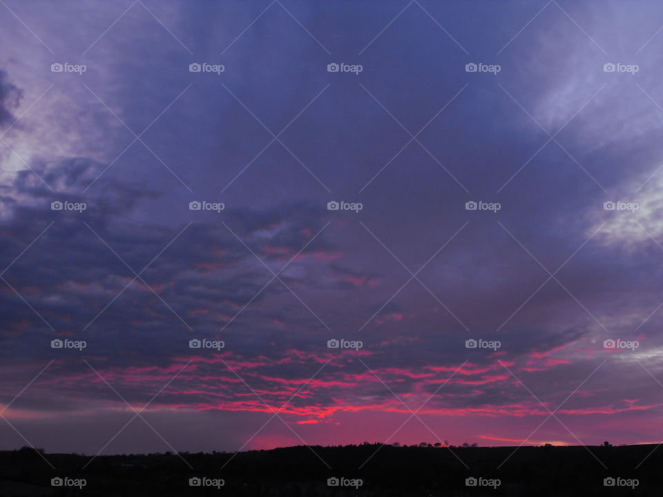 Crazy Welsh summer sunset
