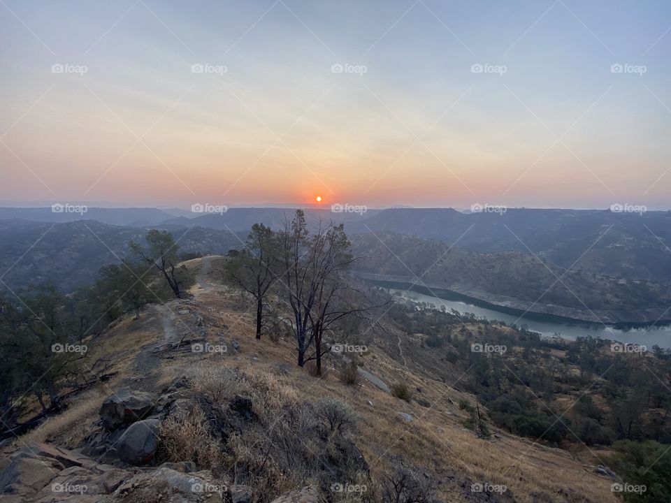 Sunrise at Pincushion Peak