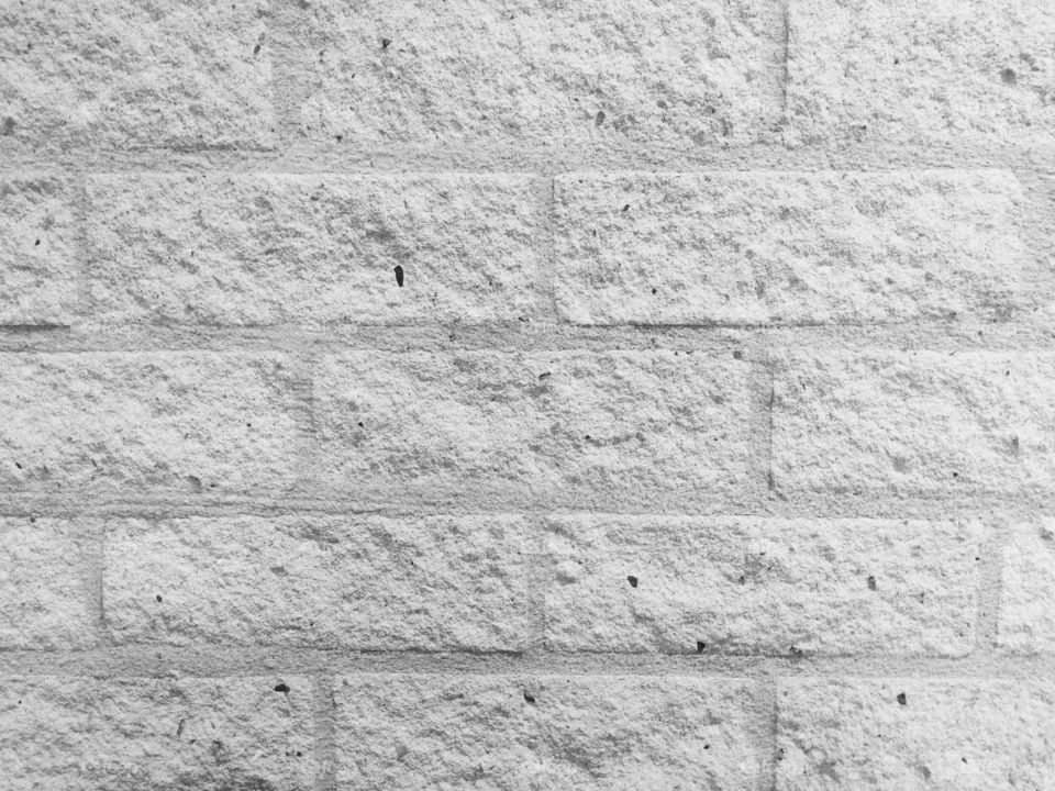 Close-up of white brick wall