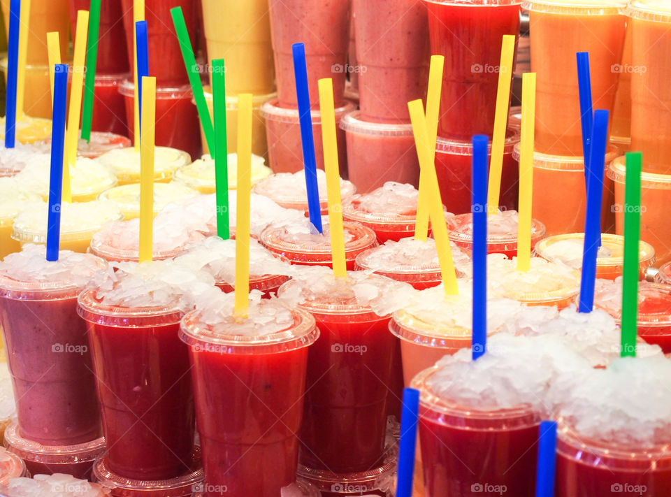 Close-up of glass juice