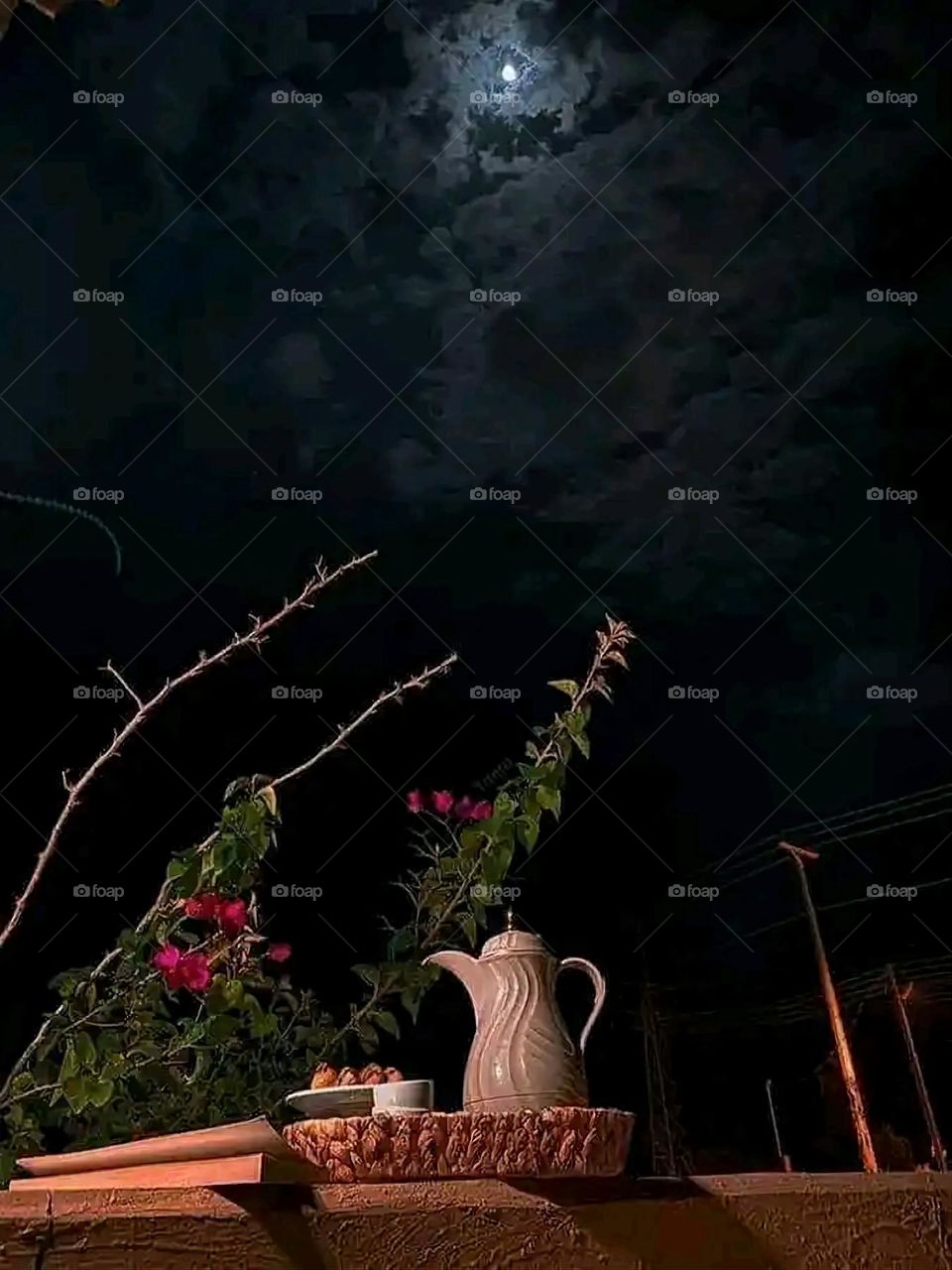 Glory be to God, the magnificent and picturesque view and the natural green trees are a view that is nothing more wonderful than it