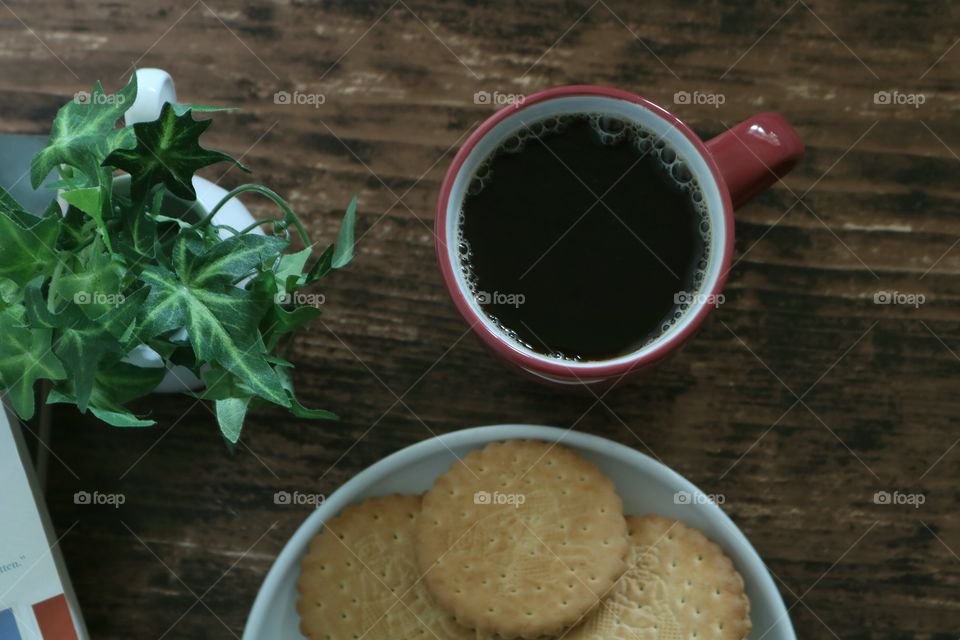 Coffee and biscuits