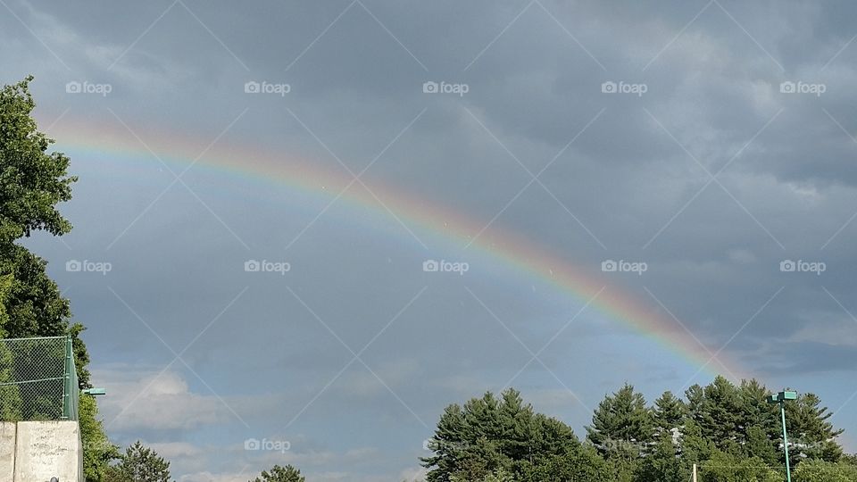 Rainbow over Hooksett, NH