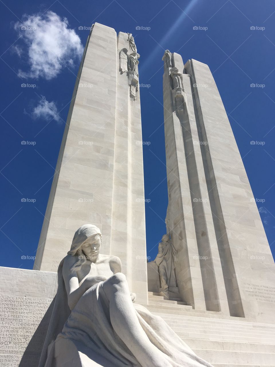 Canadian World War 1 monument, Vimy, France