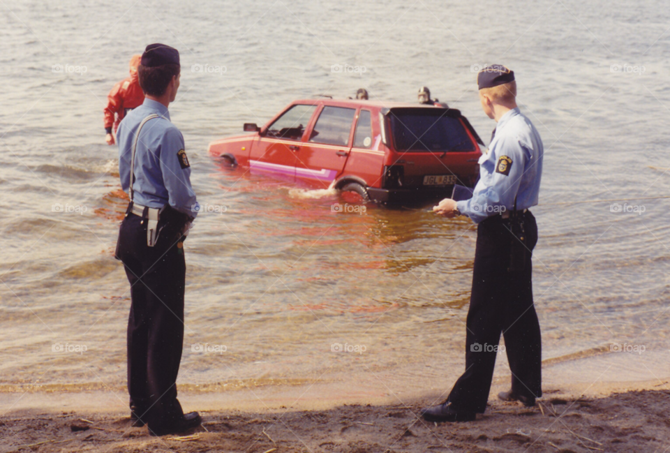 car water police diver by MagnusPm