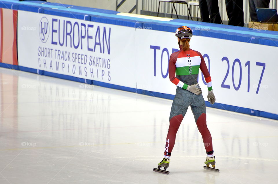14 January 2017 European Short Track Speed Skating Championships in Turin