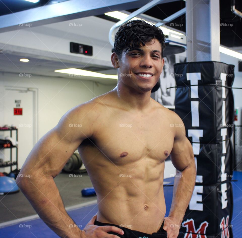 MMA Fighter Smiling