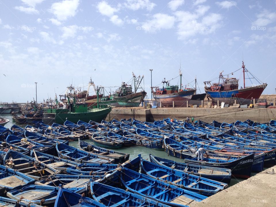 Harbor of Essaouira, Morocco