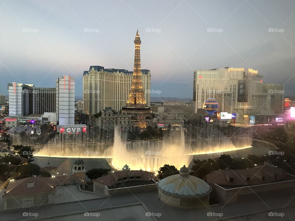 View from the Bellagio