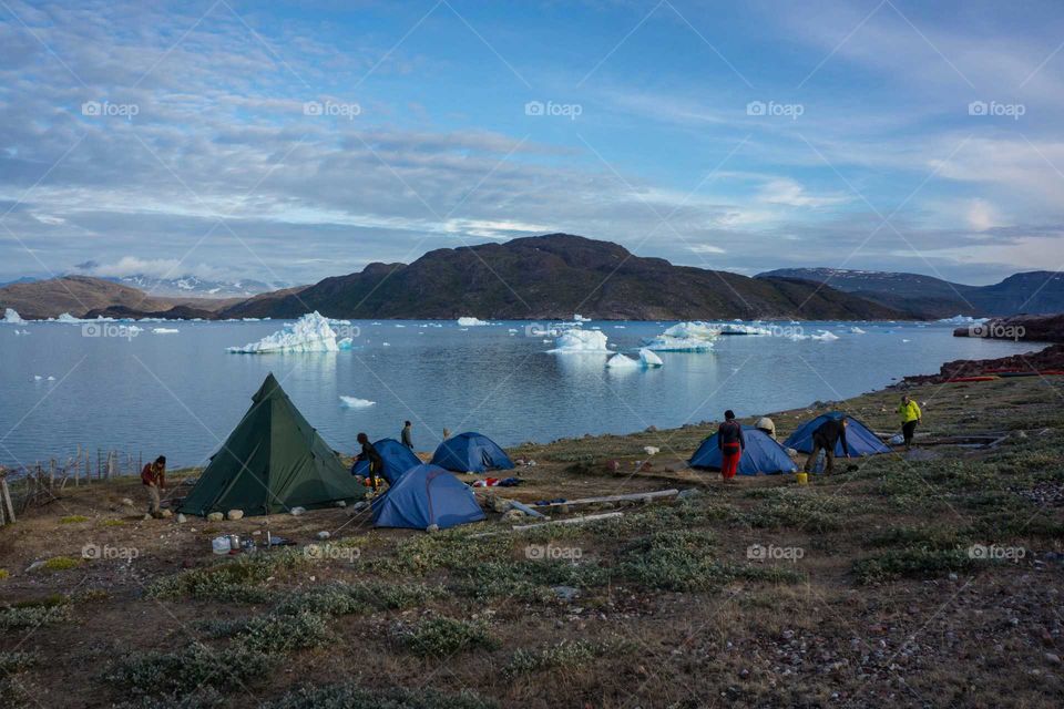Tent, Water, No Person, Landscape, Travel