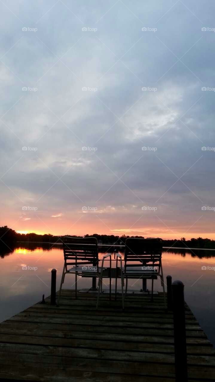 Sitting on the river