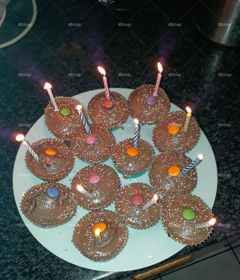 birthday  cupcakes