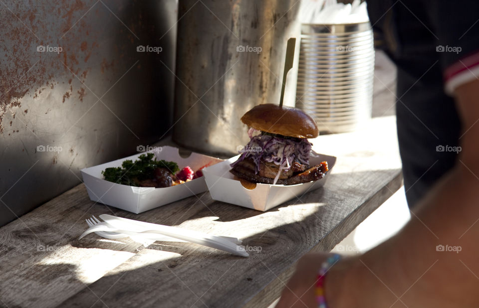 Food, Indoors, Table, Wood, People