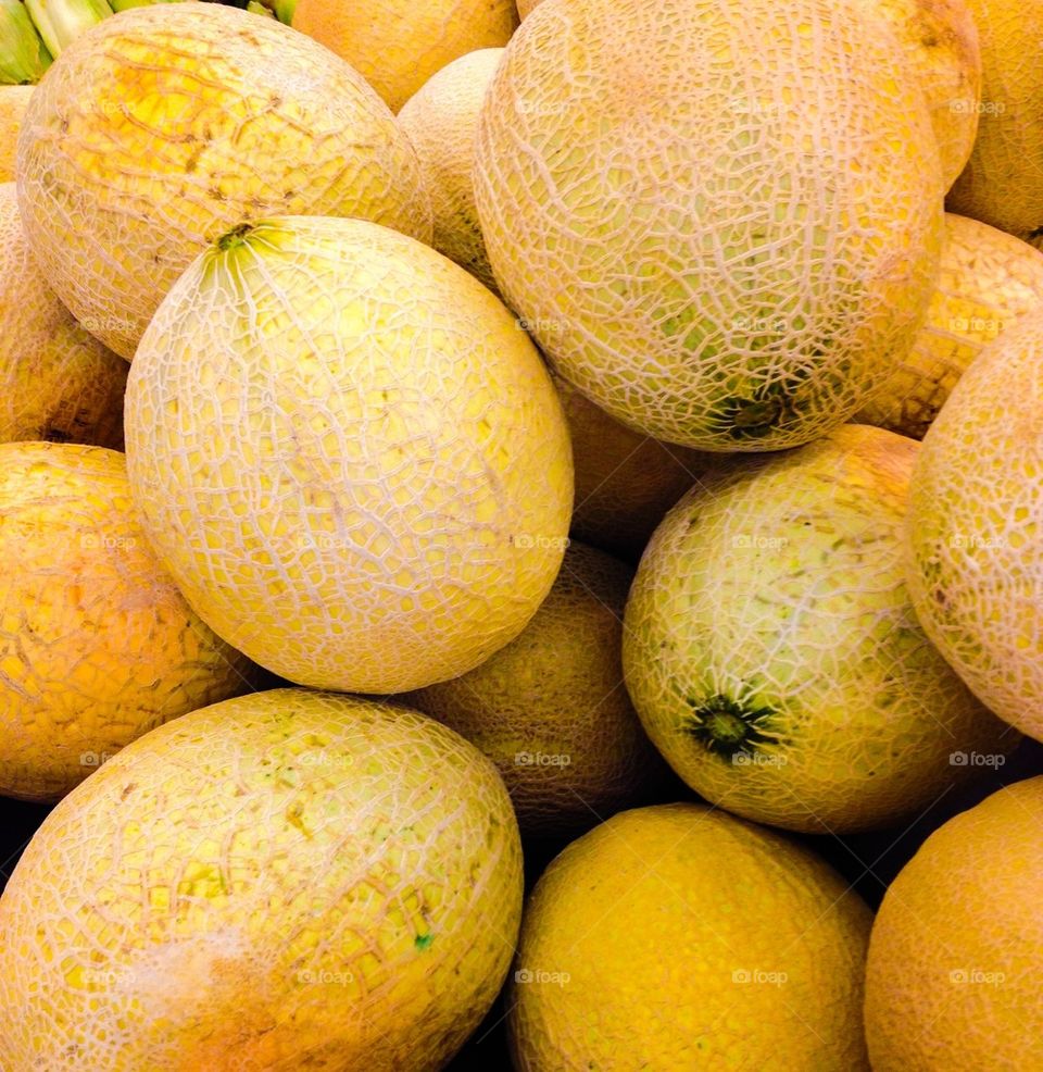 Fresh cantaloups 