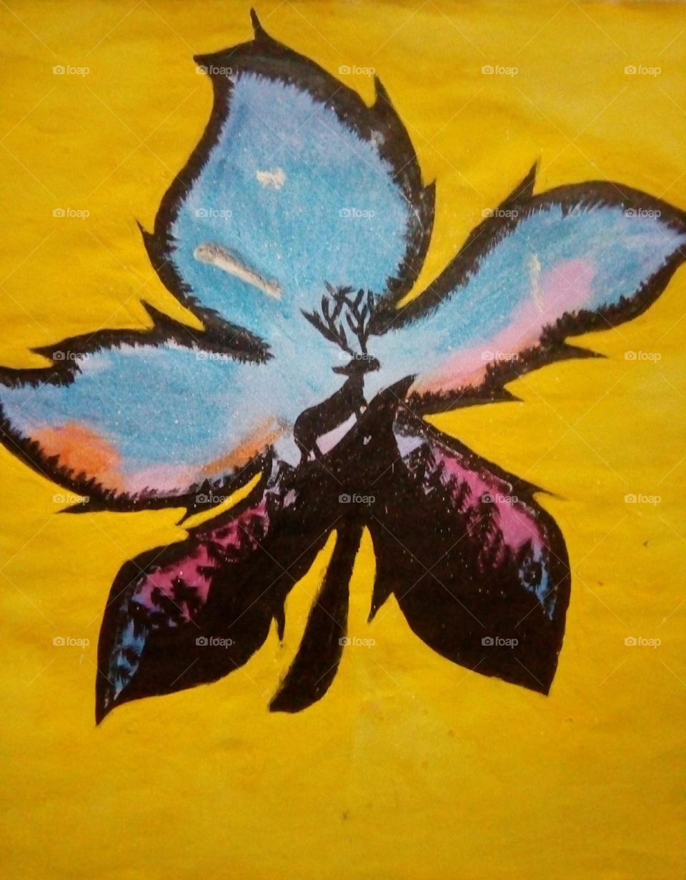 A beautiful painting by my daughter