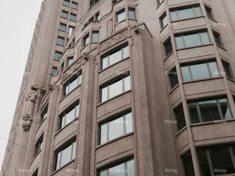 Old skyscraper in Antwerp.