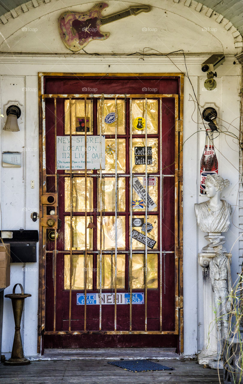 Crazy door with security features