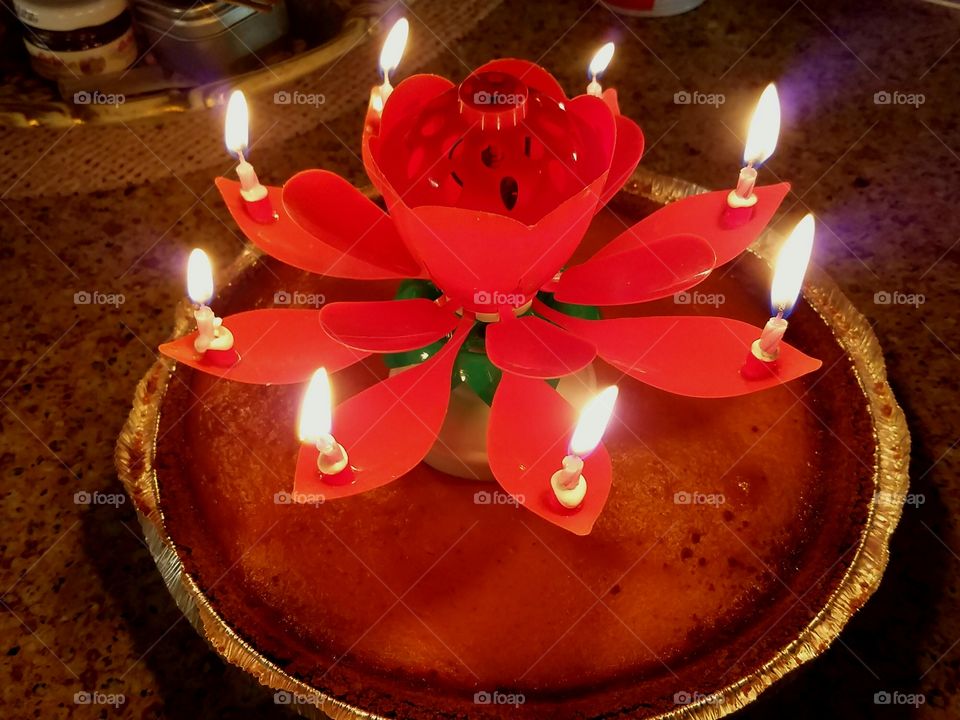 Flower with Candles