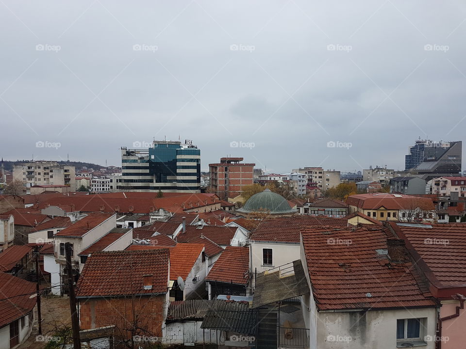 Skopje cityscape 