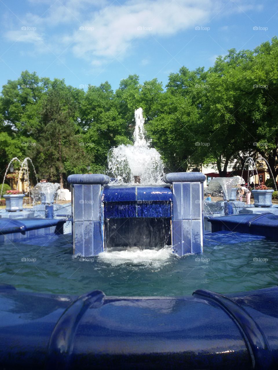 Close up of a water fountain