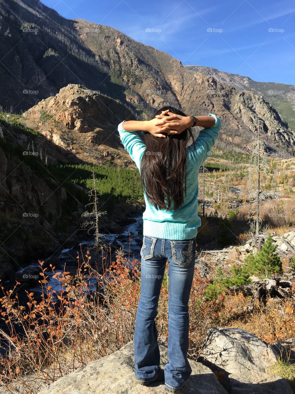 DKirby. Taking in the view on a fall hike. 