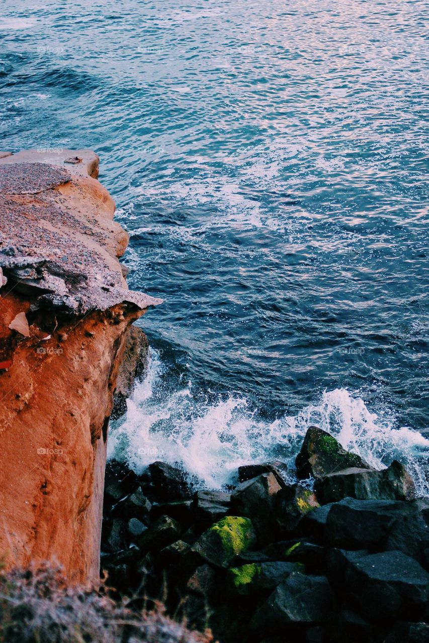 Sunset Cliffs Wave Crash