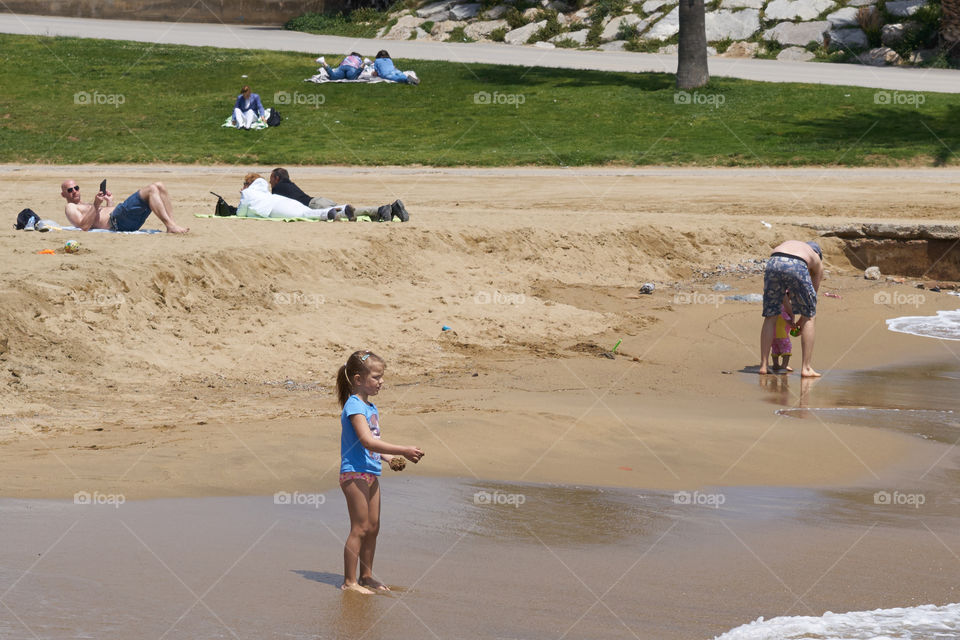 Early summer at the beach 