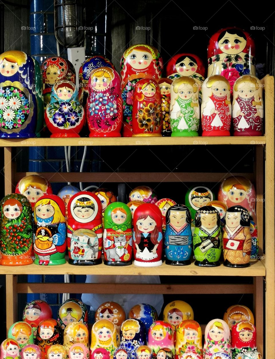 Matryoshka souvenirs. Gifts.