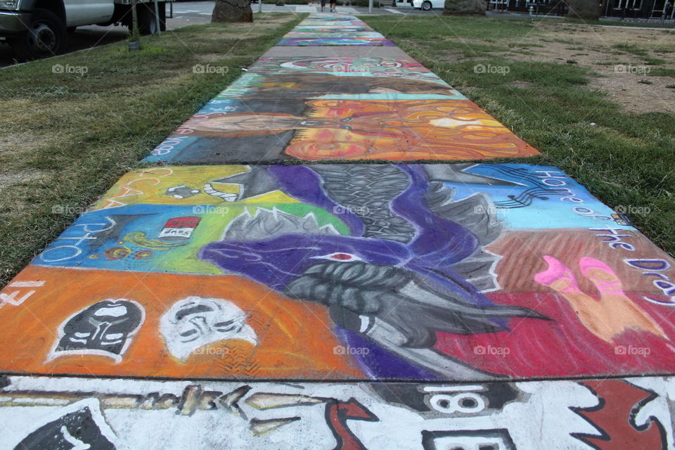 chalk art
