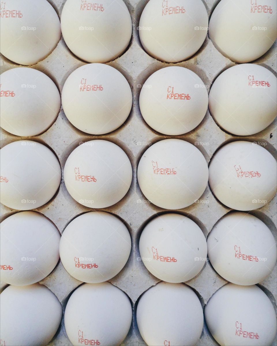 chicken eggs