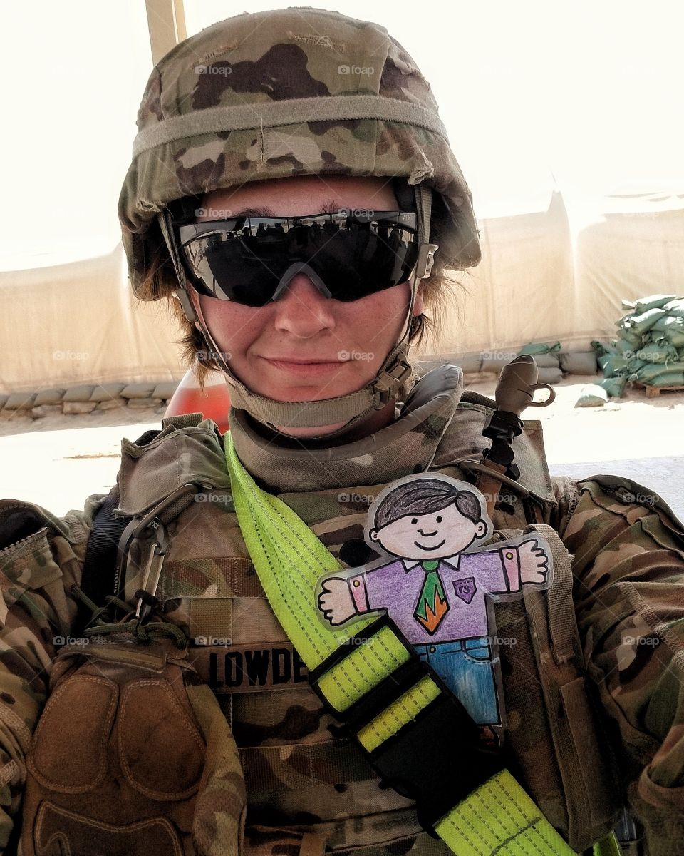 Flat Stanley trains to be a leader