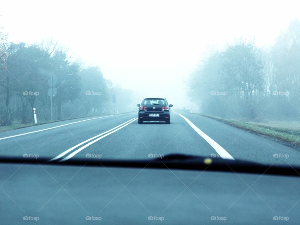 Driving in fog