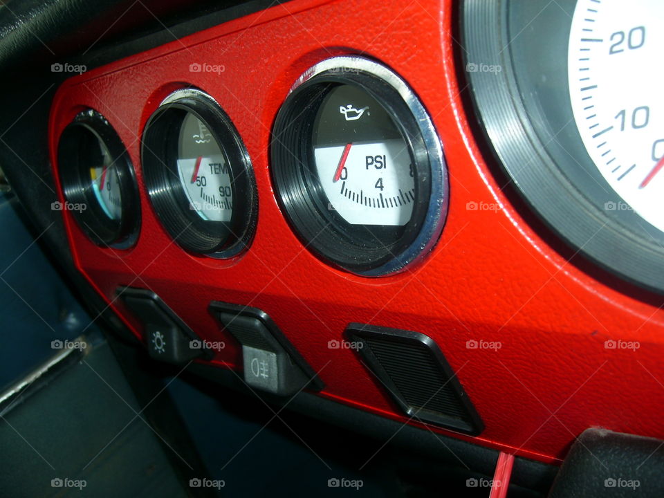 Nostalgia for the old iron. Old car.