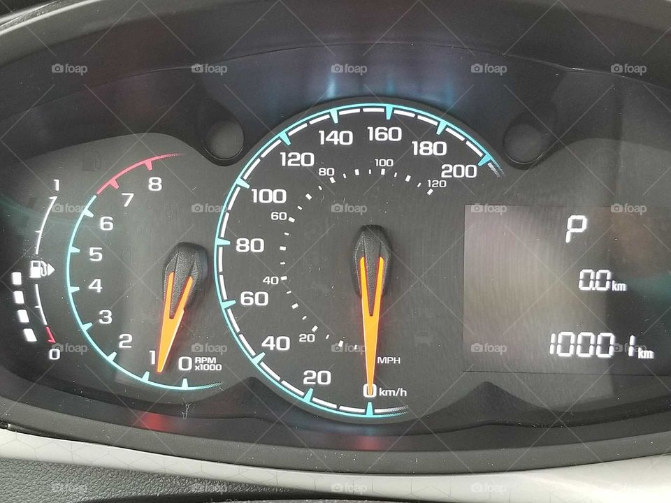 Dashboard Speedometer Odometer