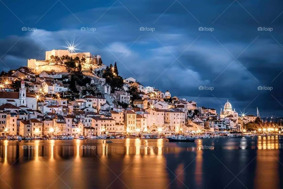 Šibenik city  from Croatia