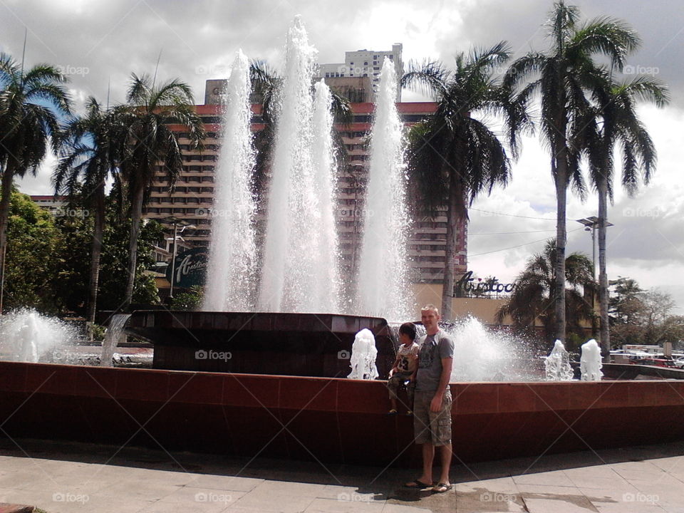 fountain in manila
