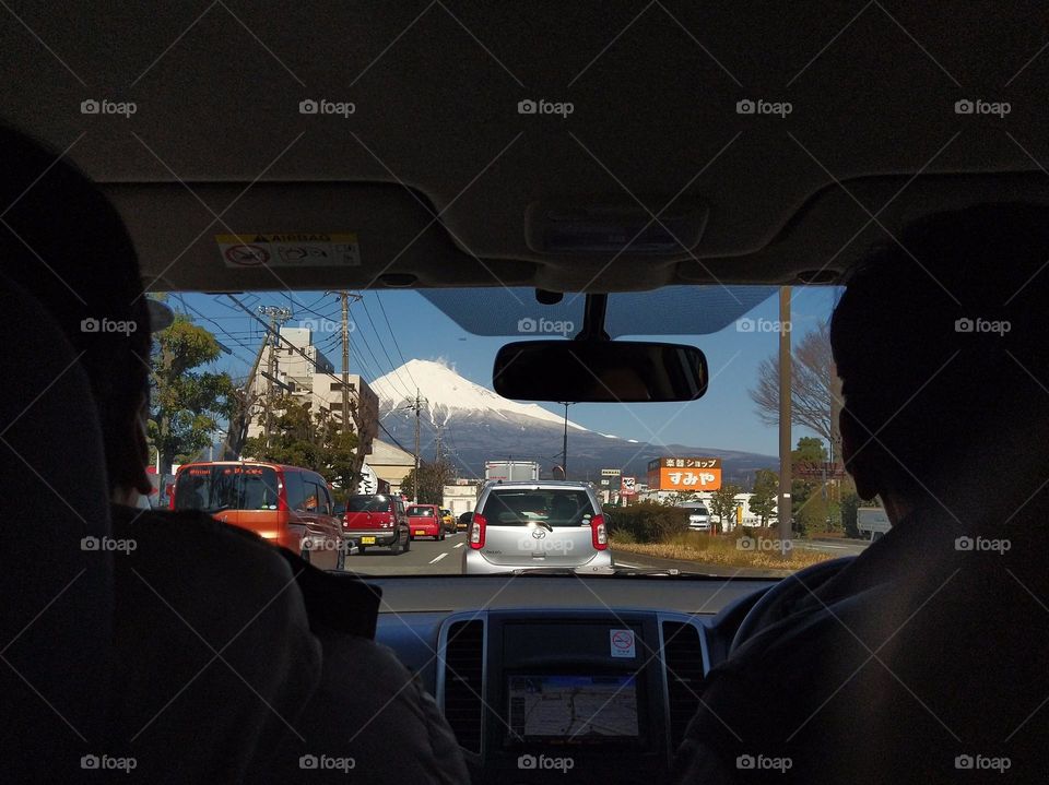 Travel road trip to Mt Fuji