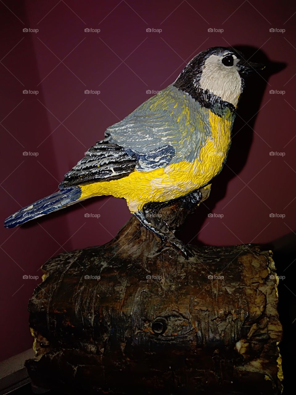 bird sculpted wood