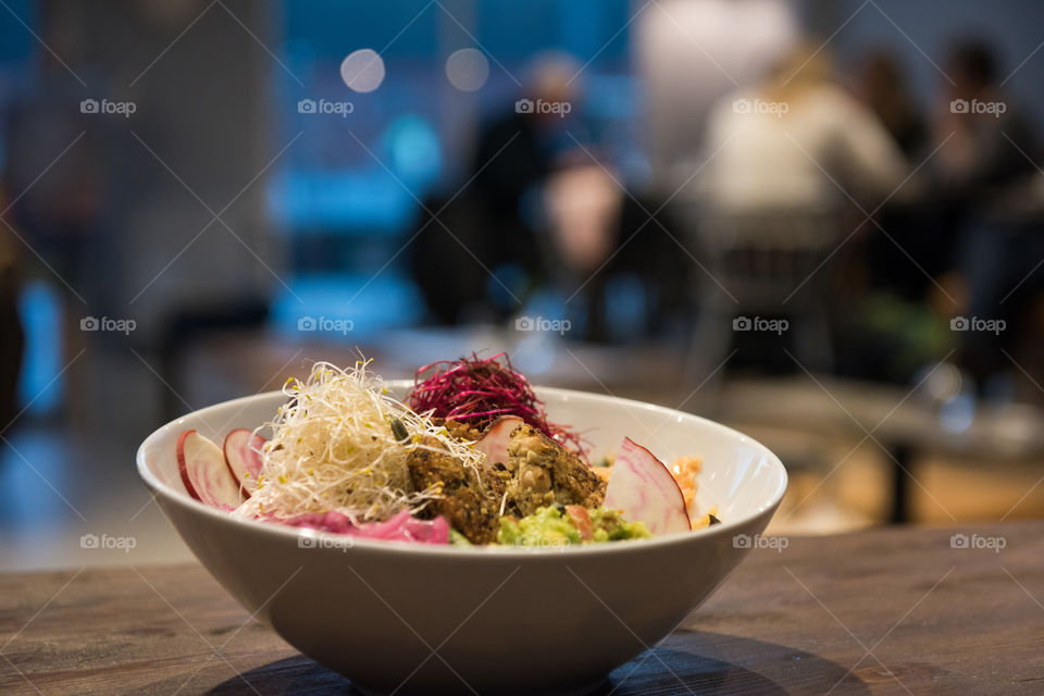 LCHF and raw food served at a restaurant in Malmö Sweden.